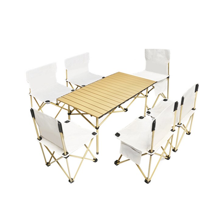 코코프 캠핑 의자테이블 세트 경량 접이식 의자 테이블