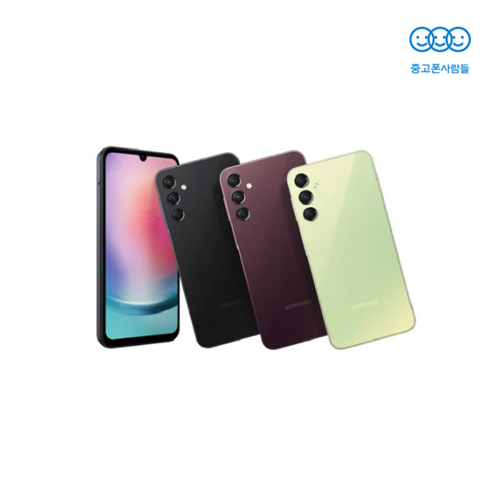 삼성 갤럭시 A24 중고폰 공기계 알뜰폰 유심옮기면개통 자급제, 라이트그린, 128GB
