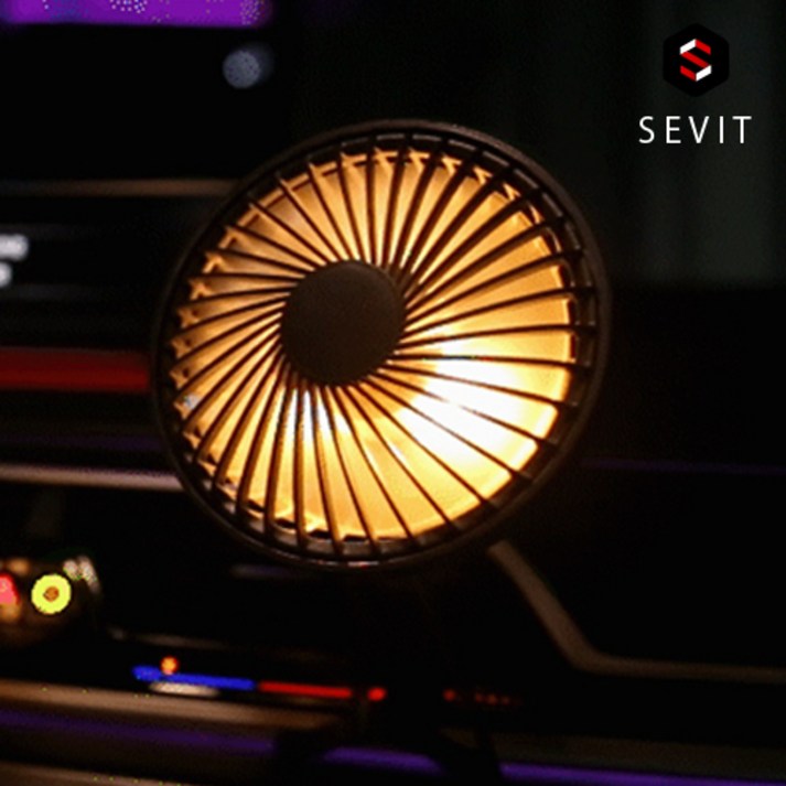 애니클리어 차량용 USB LED 써큘레이터