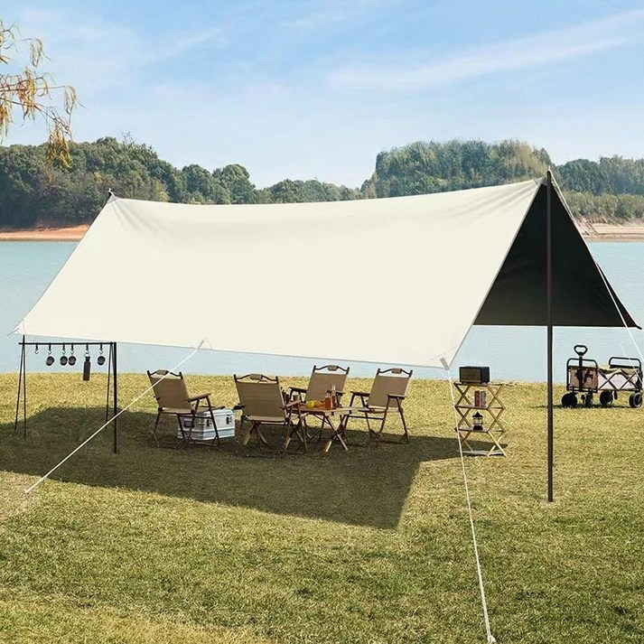 Montheria 타프 헥사타프 블랙코팅타프 캠핑타프 C395230