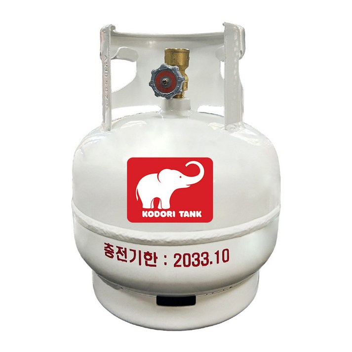 해바라기버너 코돌이탱크 LPG 3kg가스통 고화력 캠핑세트, 1개, 1. 3kg코돌이탱크(가스통만)