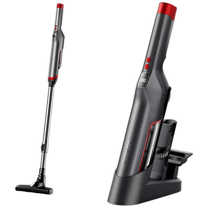 리빙조이 무선청소기 H2 PLUS 원룸 핸디형 차량용 청소기, 그레이