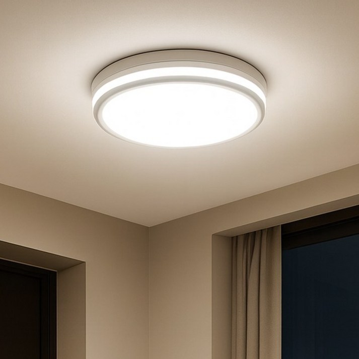 인아웃조명 방습 방진 간편설치 슬림 LED 방등 50W 확산형 방습기능 방진기능 KS인증제품