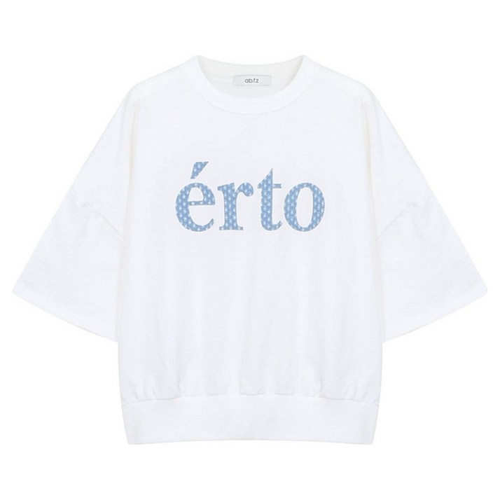 에이비에프지 여성용 펄프 라운드 반팔 맨투맨 AFZ2MK41