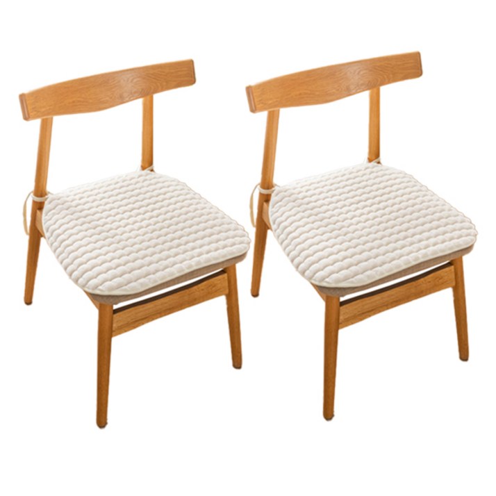 러빙랩 스태라 부드러운 와플 논슬립 털방석 2p