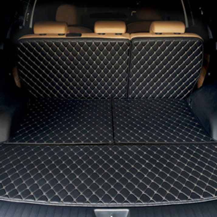 gaon 3D 퀼팅 가죽 트렁크매트 바닥 + 등받이 세트  일체형