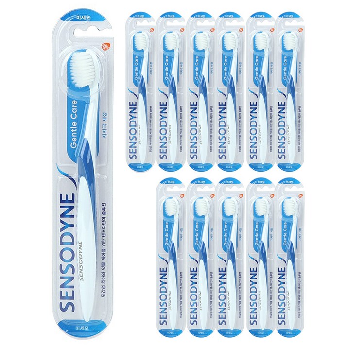 센소다인 젠틀 칫솔, 1개입, 12개 센소다인 젠틀 칫솔, 1개입, 12개