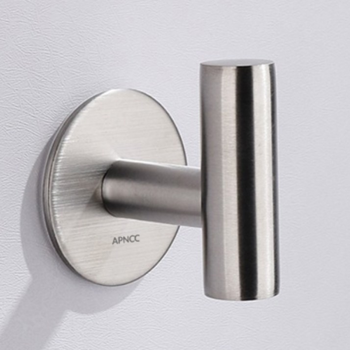 APNCC 고급형 부착식 후크걸이, 그레이, 2개