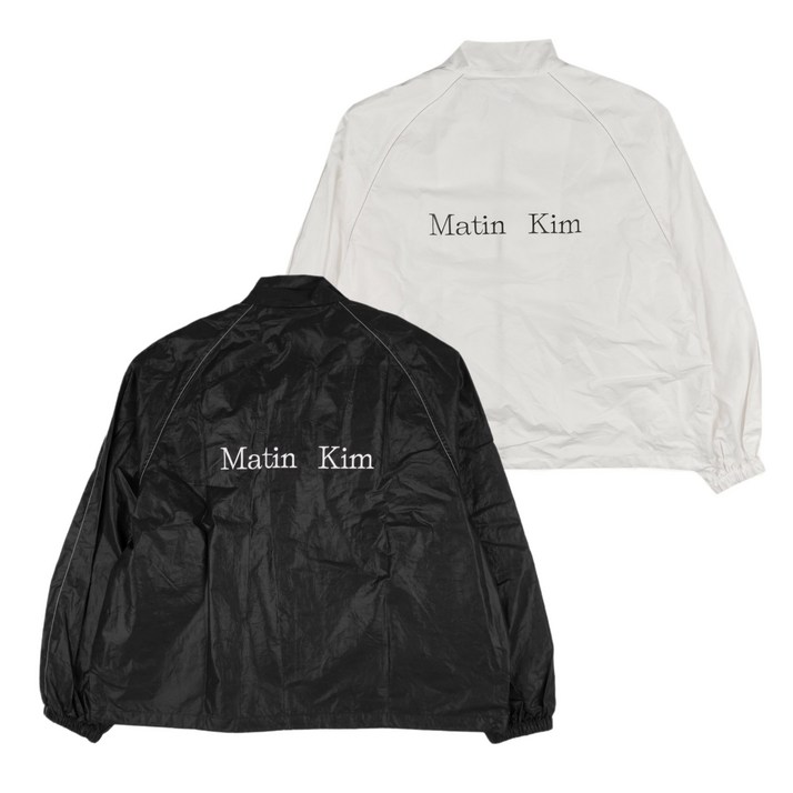 당일발송 마뗑킴 자켓 로고 코팅 점퍼 MATIN KIM LOGO COATING JUMPER + GRAD 정품보증택