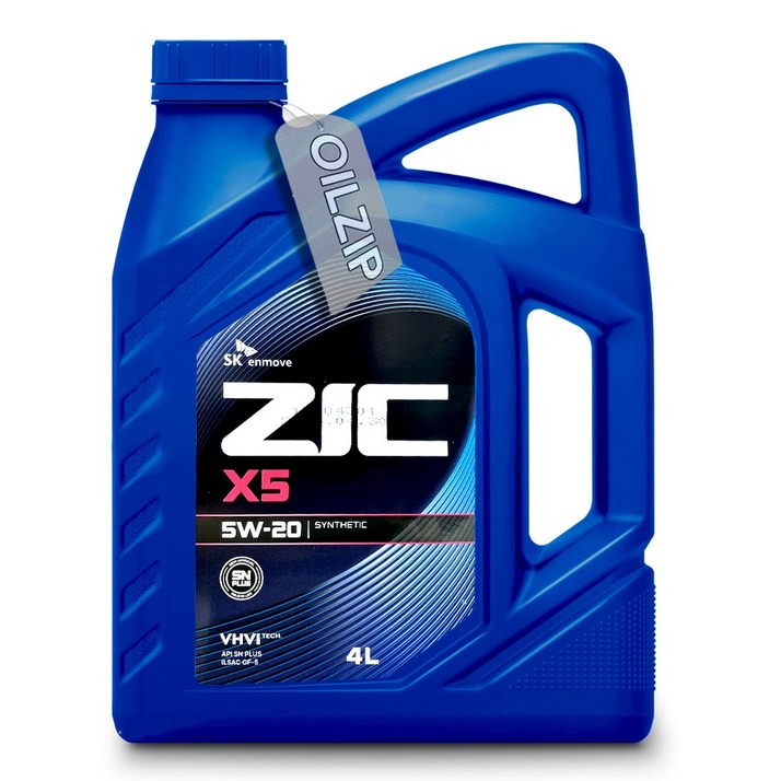 지크 ZIC X5 SN PLUS 5W20 4L 경제적인 엔진오일 가솔린, 1개, 4L 지크 ZIC X5 SN PLUS 5W20 4L 경제적인 엔진오일 가솔린, 1개, 4L