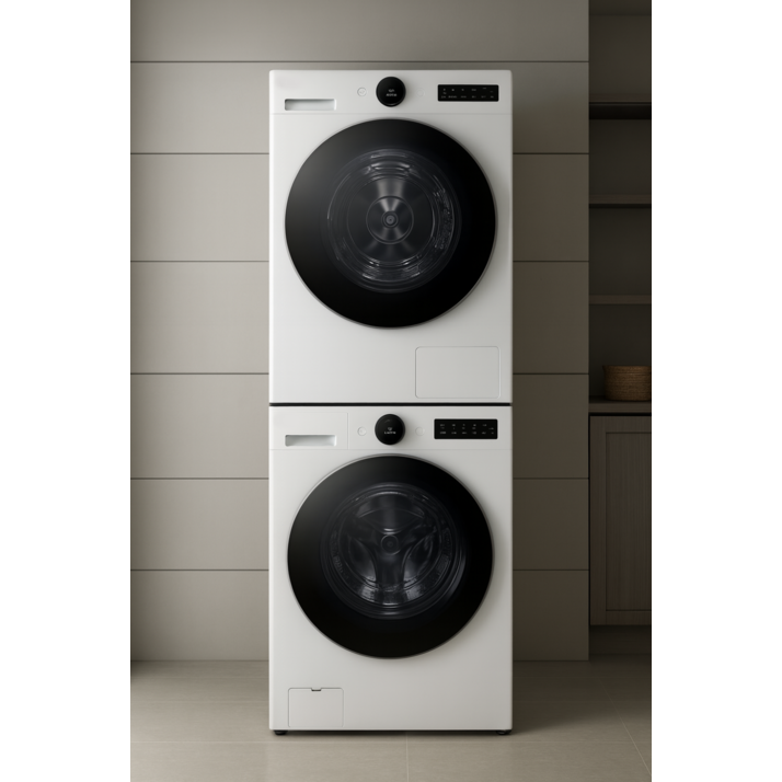 LG 트롬 오브제컬렉션 세탁기25kg + 건조기22kg + 스태킹키트 KX25WS-22WS 화이트 기사님설치 폐가전무상수거