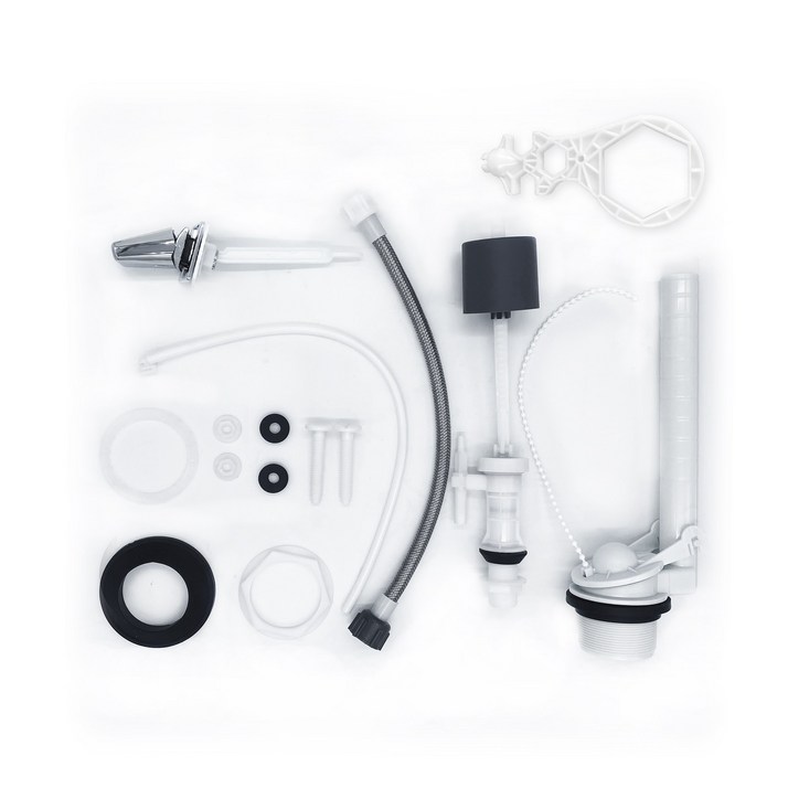 [더블러섬] 무소음 양변기 부속품_측면내림+조립공구세트