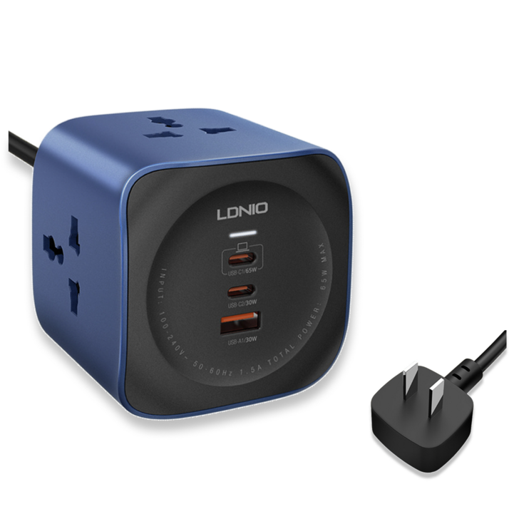 루루미 여행용 멀티탭 어댑터 큐브 일본 미국 110v 플러그, 1개