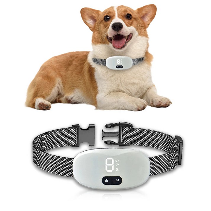 Garrl 강아지 짖음방지기 전기목걸이 개짖음방지 충전식 방수