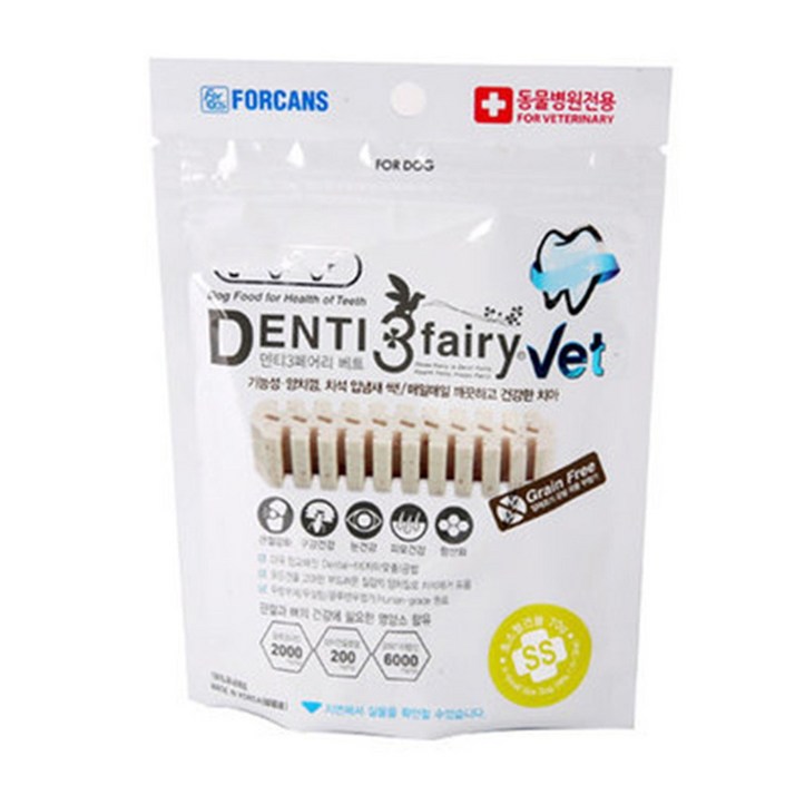 포켄스 덴티페어리 VET 200g SSS 덴탈껌 강아지간식 치석제거