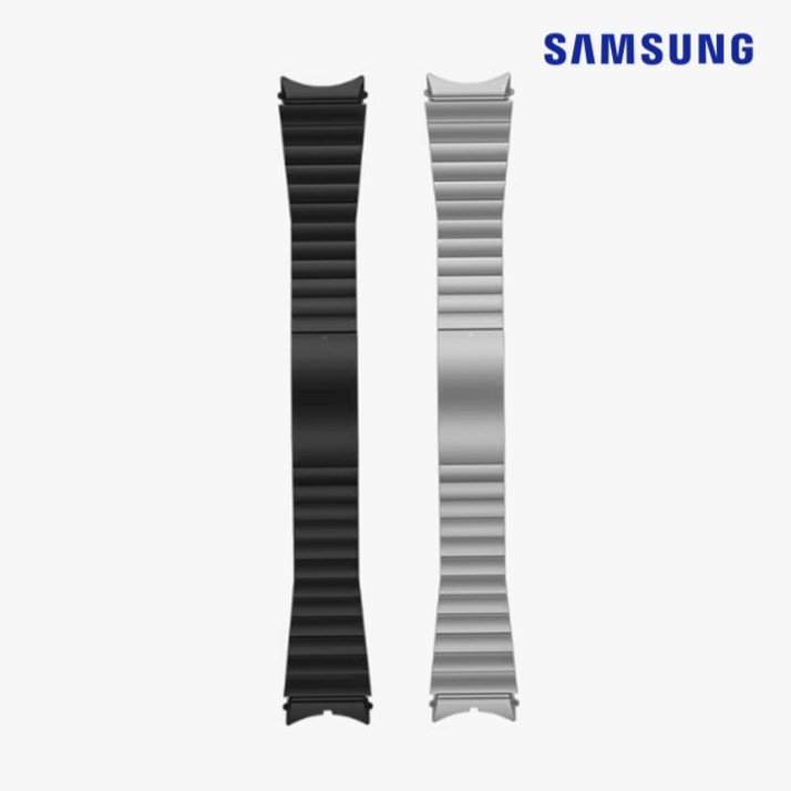 삼성 정품 갤럭시 워치6 클래식 43mm 링크 브레이슬릿 스트랩, 실버
