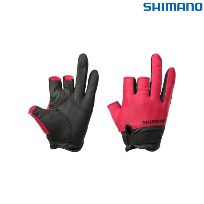 시마노 낚시장갑 GL-008Y 베이직 글러브 3컷 스트레치 타입