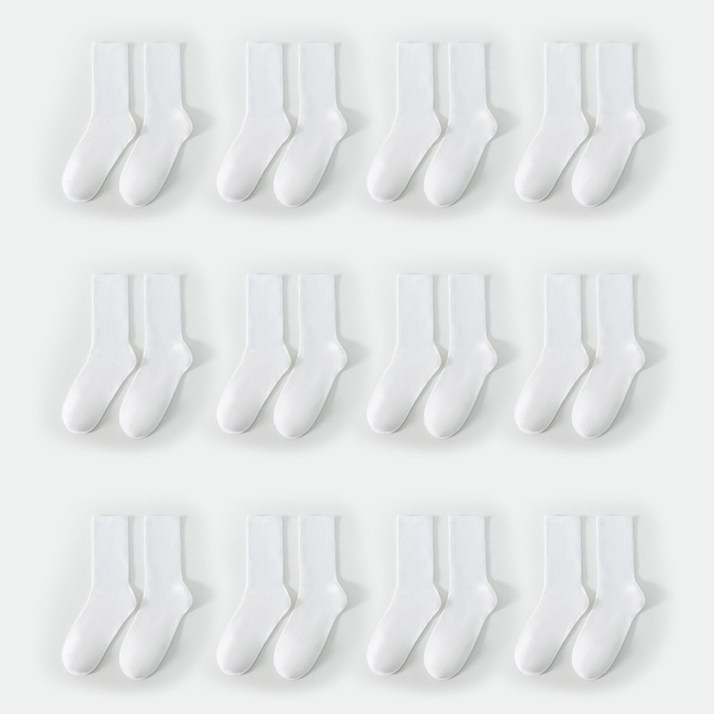 타키타키 사계절용 장목양말 12켤레