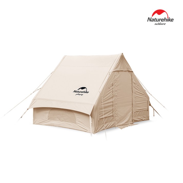 네이처하이크 젠 6.3 코튼 에어 텐트 감성 캐빈 쉘터 패밀리 캠핑 면 혼방 장박, 퀵샌드