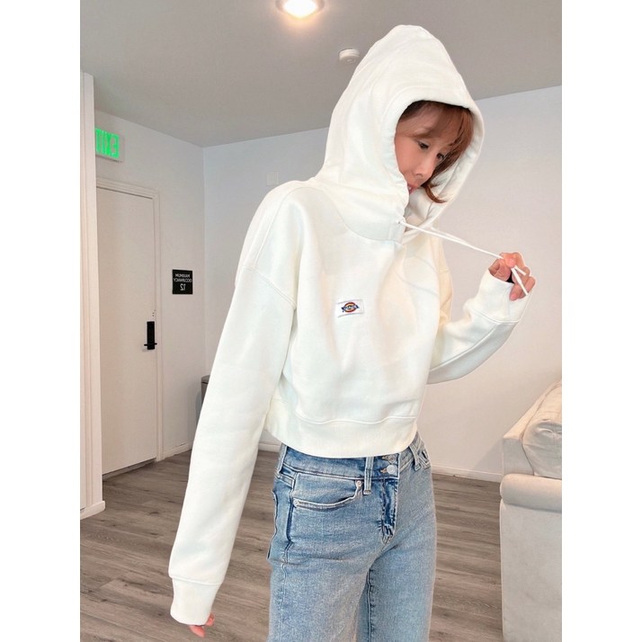 디키즈 25 FW 여성 오크포트 크롭 후드 티셔츠 2색 택1 FWR12