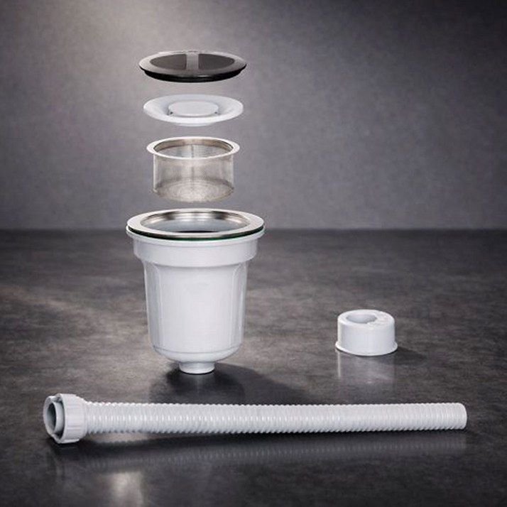 코트랩 싱크대배수구 하수구트랩 배수구 싱크대 교체 배수통 냄새제거 하수구, 1개, 점보먹 배수구
