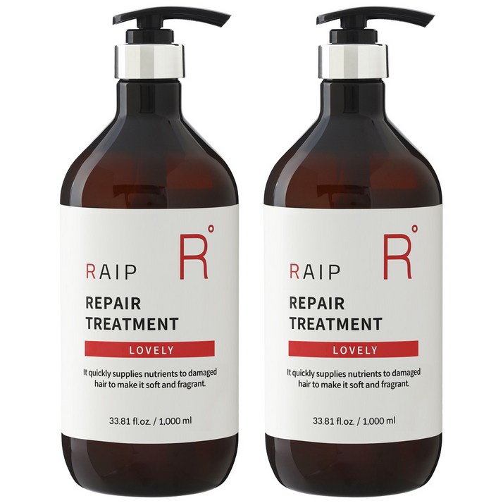 라입 극손상 리페어 단백질 트리트먼트 러블리, 2개, 1000ml
