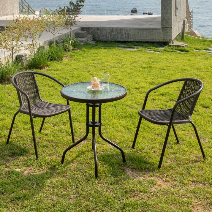 마누카 카페 야외테이블 세트 테라스 정원 야외용 테이블 2인 4인 세트