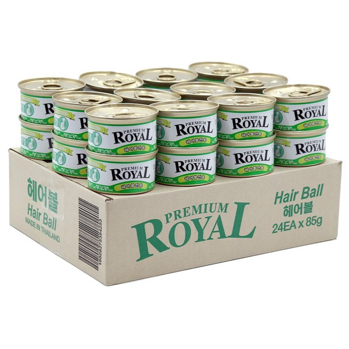 프리미엄 로얄 24개입 고양이 캔 간식 통조림, 1box