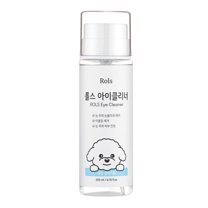 롤스 강아지눈물자국 아이클리너 200ml, 1개, 200ml 롤스 강아지눈물자국 아이클리너 200ml, 1개, 200ml