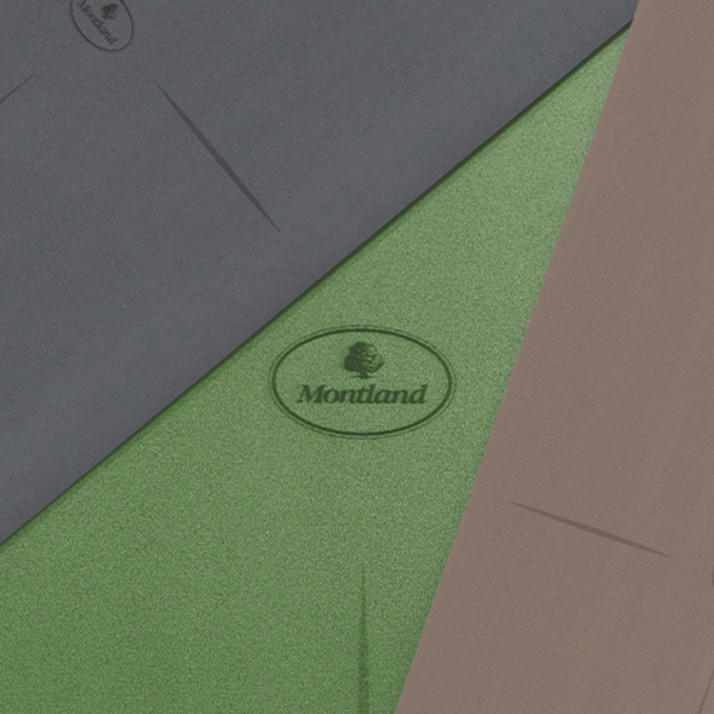 몬틀랜드 천연고무 요가매트 인테리어매트 홈트, 1개, 카키그린