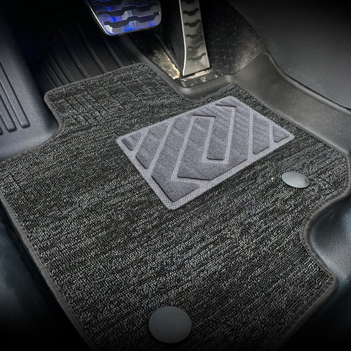 알브이모터스 토레스 EVX 전용 방수 TPE 매트 + 먼지포집 트랩 카매트 1열2열 세트, 트랩매트-그레이, TPE 카매트 + 이너 트랩매트 SET