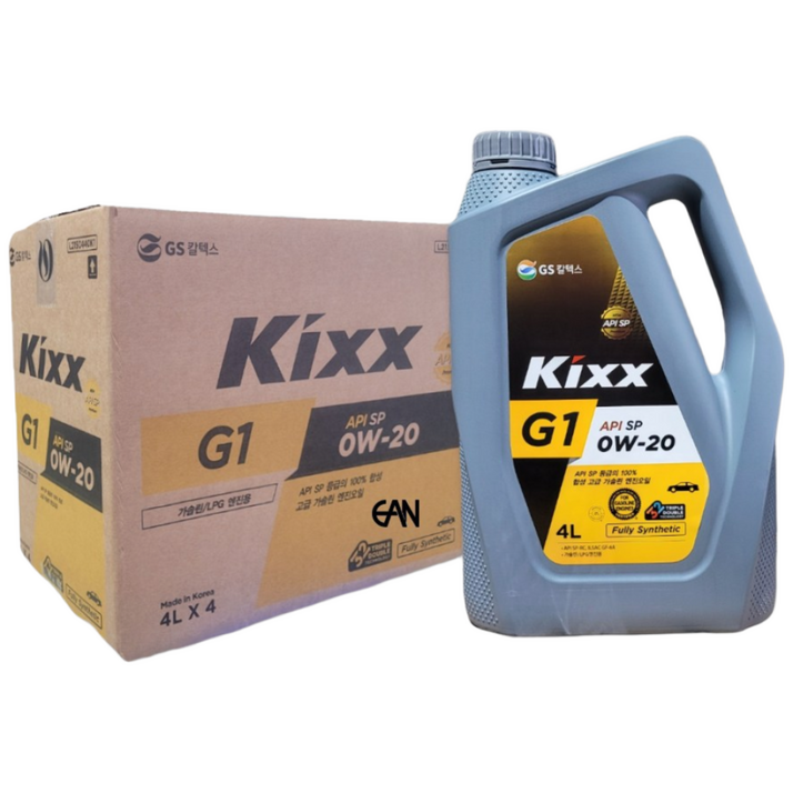 GS칼텍스 킥스 G1 SP 0W - 20 4L+1L (합5리터) 합성엔진오일, 0w20, 1개, 5L