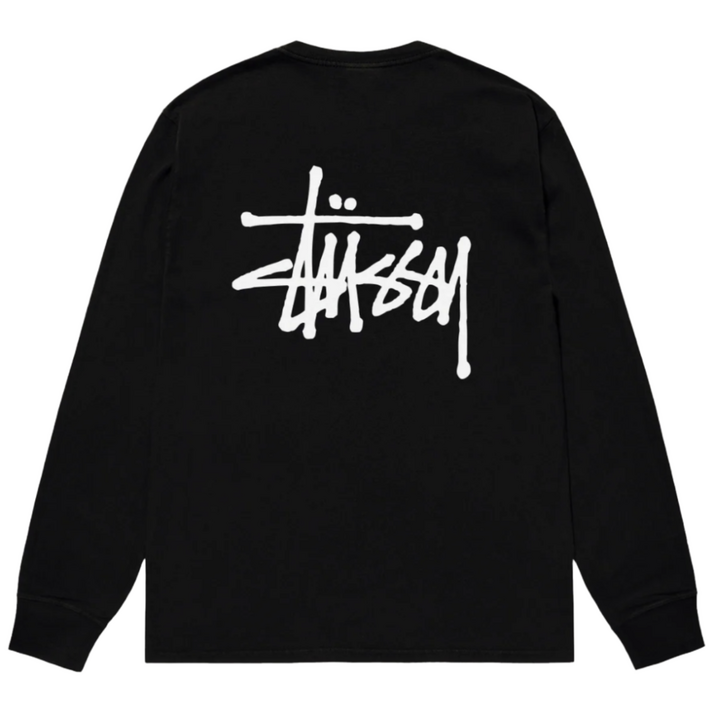 스투시 베이직 블랙 긴팔티