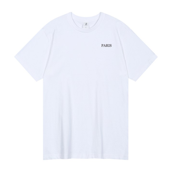 언탭트 남성용 PARIS 로고 16수 반팔 티셔츠