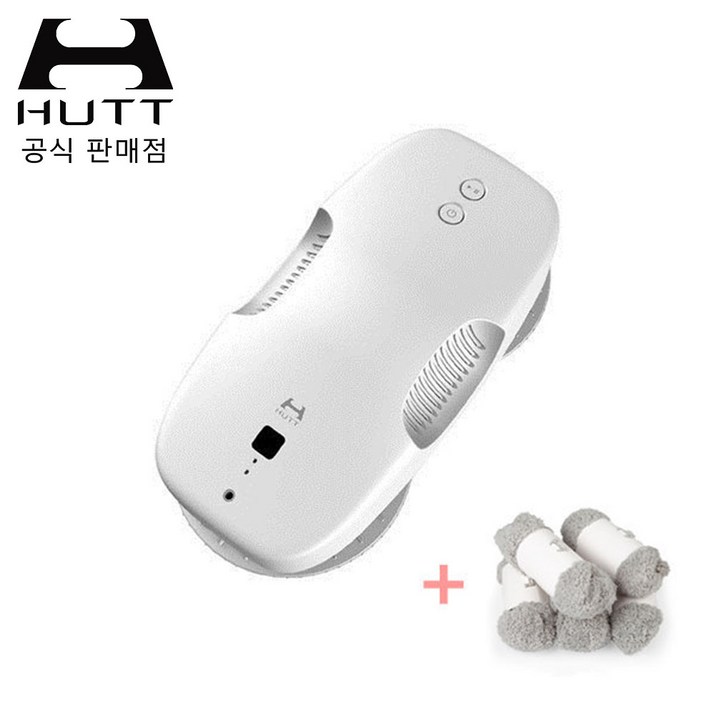 샤오미 HUTT DDC55 창문 로봇청소기 3800PA 초강흡입력 KC인증 있음 한국형 코드 리모컨 있음, 1세트, 화이트+5세트 걸레