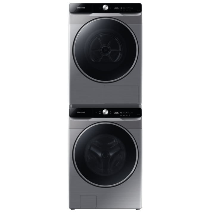 삼성전자 그랑데 세탁기 WF19T6000KW 19kg  건조기 DV17T8520BW 17kg  직렬설치 키트 방문설치