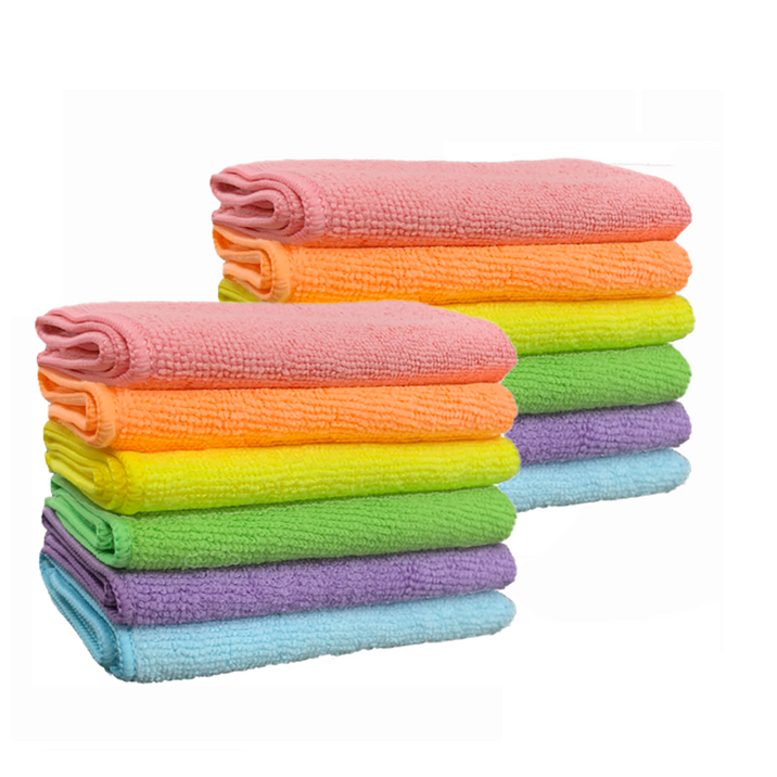 코멧 키친 컬러풀 극세사 행주, 12개