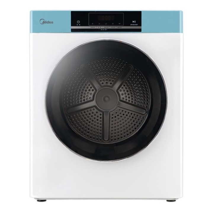 미디어 미니 전기 의류 건조기 MDD02A25W 2.5kg 고객직접설치, 화이트블루, MDD02A25WBKR