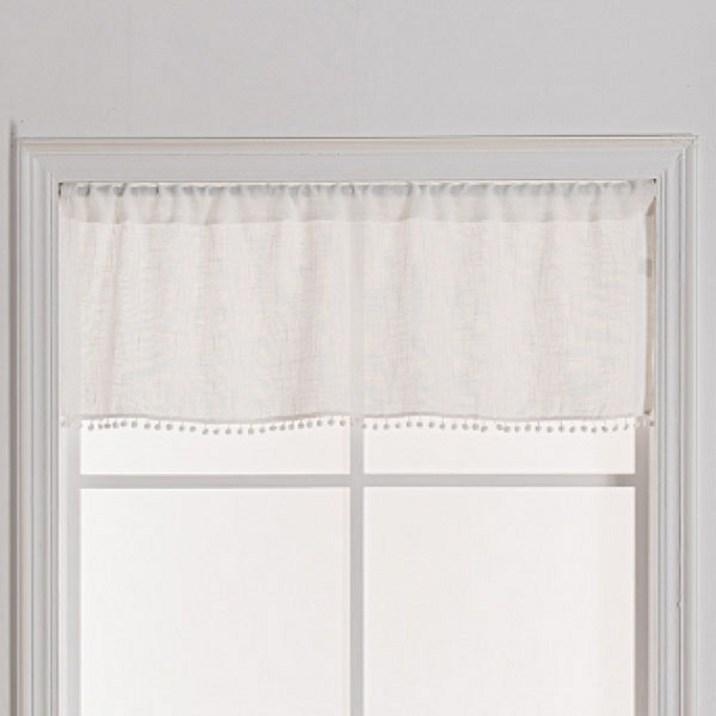 지앤와이 폼폼 창문 가리개 바란스 커튼