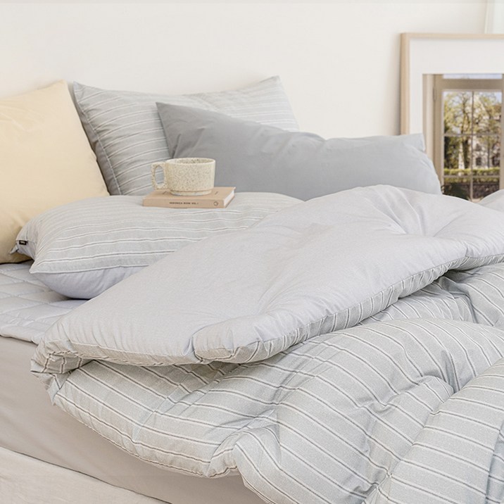 파르페by알레르망 국내 제조 알러지케어 스토리 차렵이불  베개 세트