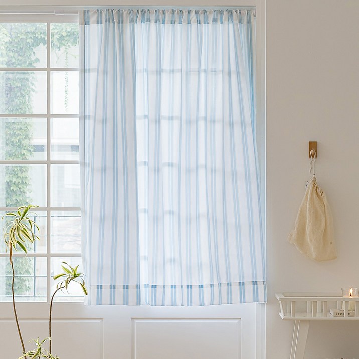 모던 스트라이프 먼지없는 가리개커튼