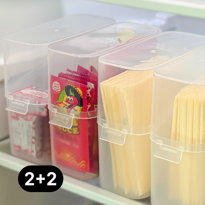 코드86 치즈 소스 보관 케이스 냉장고 수납 정리함