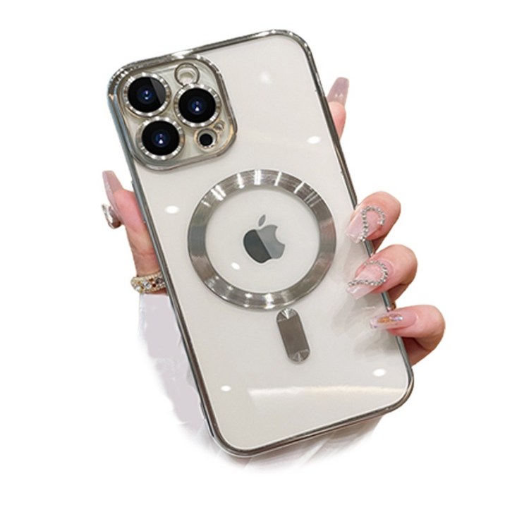 셀러스토리 아이폰 14 맥세이프 카메라 렌즈 보호 및 전기이온도금 메탈 케이스