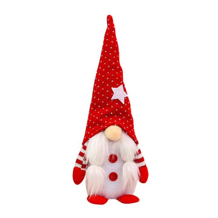 젤센 크리스마스 산타마을 요정인형 인테리어 소품 데코 선물 장식, 02_레드 20230905
