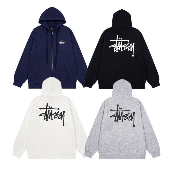 스튜시 가을 겨울 긴팔 티셔츠 카디건 코트 1974762M