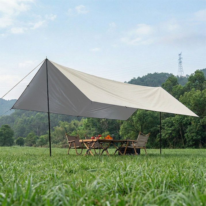 KAIROS OUTDOOR캠핑 타프 아웃도어 대형 실버코팅3x4