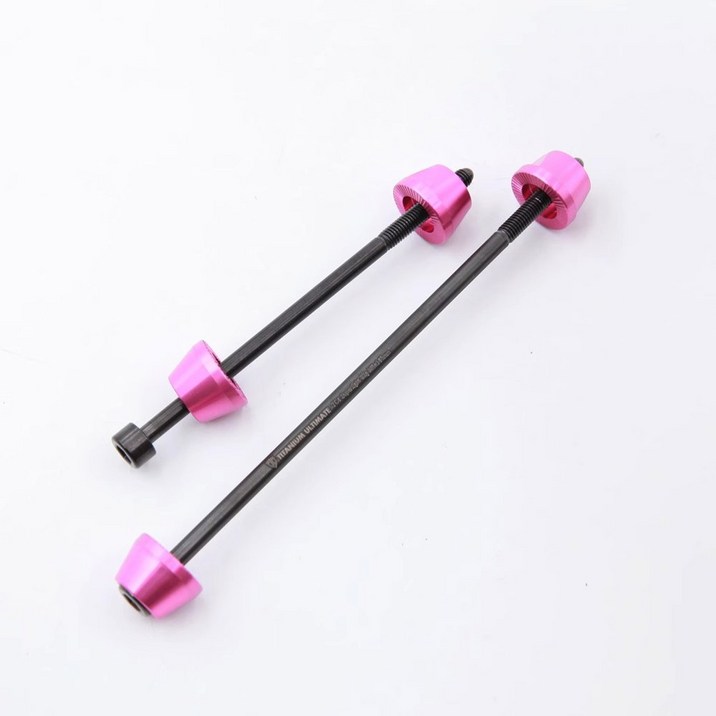 Brompton 전방 및 후방 허브 티타늄 합금 액슬 센터 슬로우 릴리즈 로드, T P 라인, 74 112mm