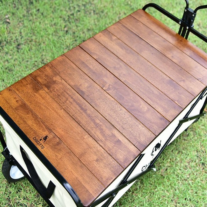 [CHICLETO] 시크레토 감성 캠핑 웨건용 목재 상판 테이블