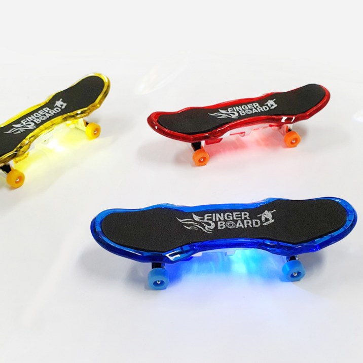 라이트 반짝 핑거보드 18개 세트, 1개