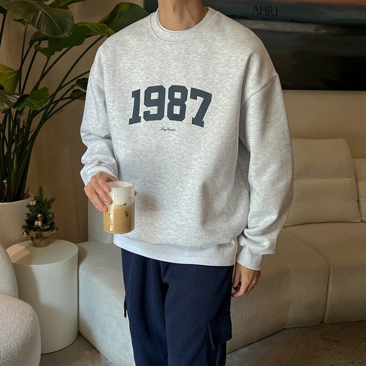 [기모] 마일드 웜 1987 맨투맨